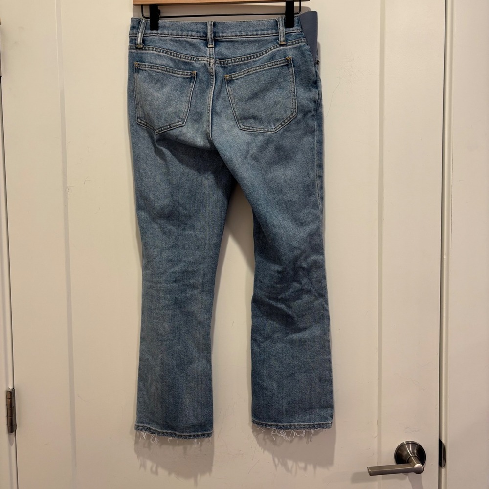 Hatch Light Blue Cropped Ankle Jeans - Picture 3 of 6